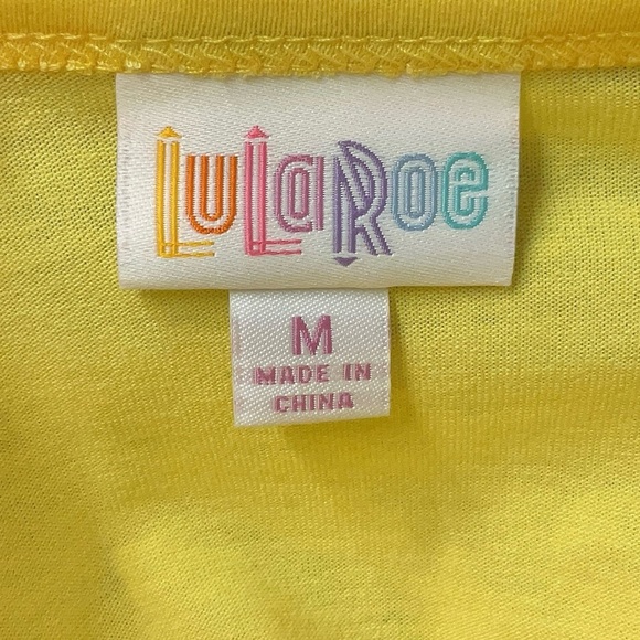 LuLaRoe Julia Radiant Color-blocked Comfortable Knit Midi Dress Sz M - Picture 4 of 6